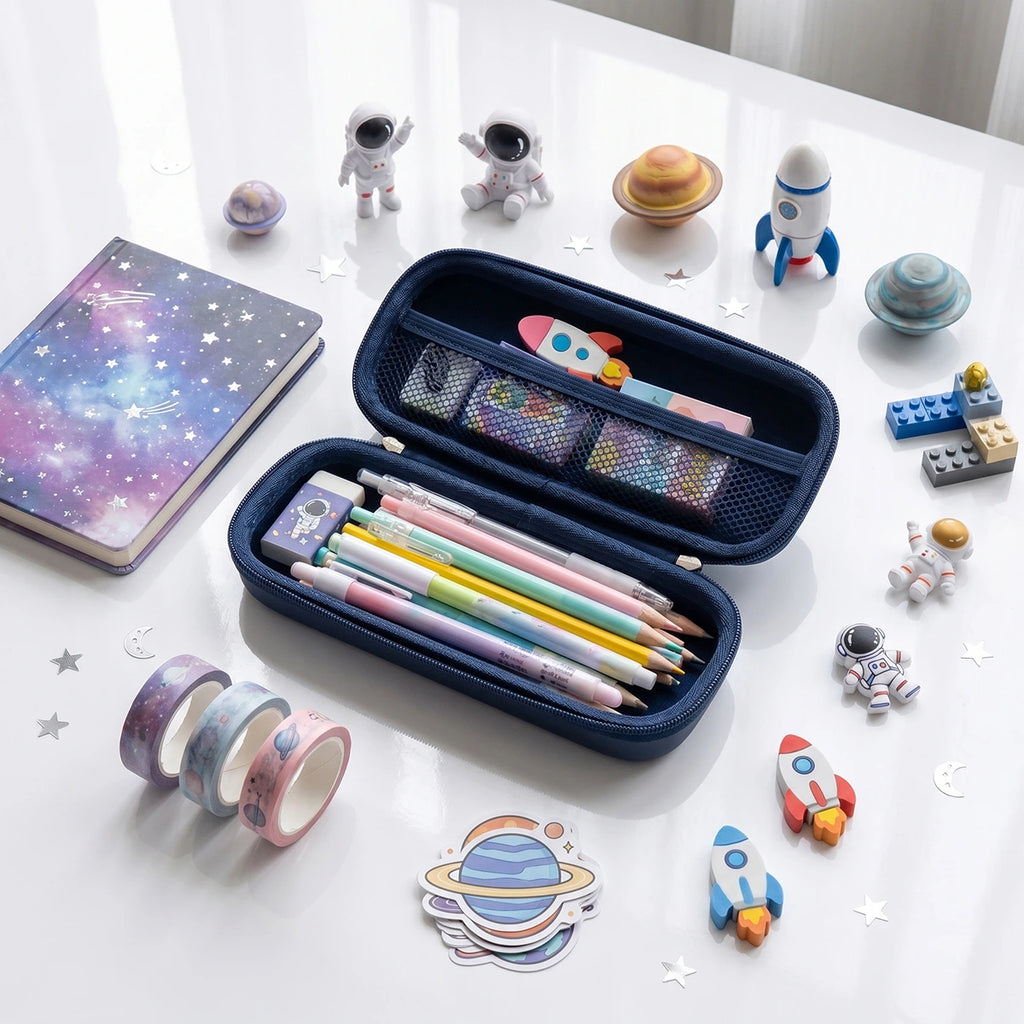 Space Explorer 3D Pencil Case-Astronaut Stationery Box Trending Accessories