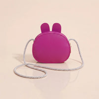 Girls Fuchsia Bunny Motif Sling Bag Sling Bags