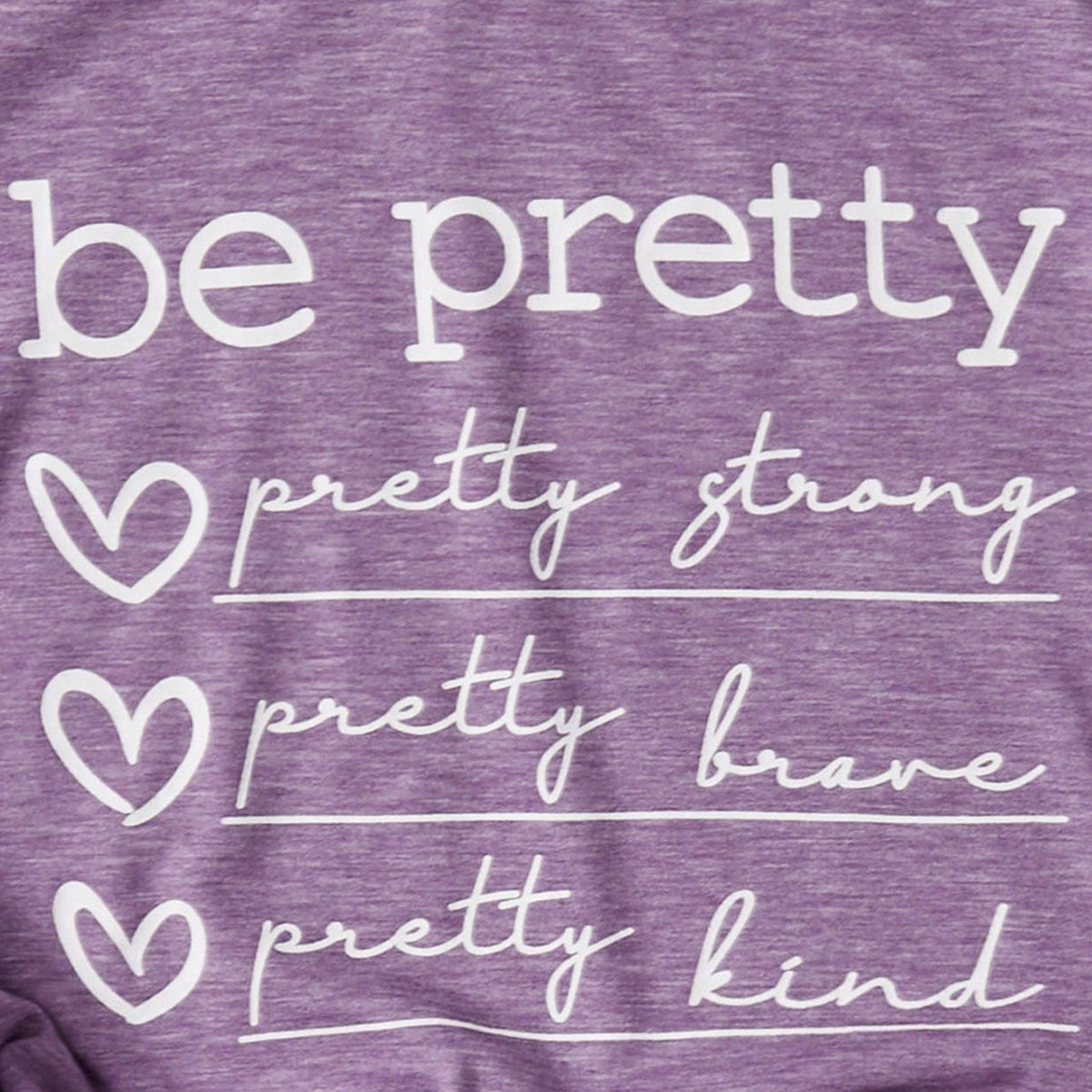 Girls Purple Typographic Printed Short Sleeves T-Shirt Tshirts