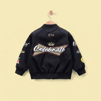 Boys Black Bomber Jackets Coats & Jackets