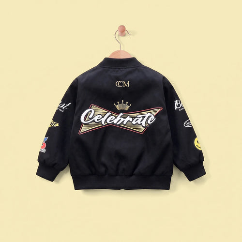 Boys Black Bomber Jackets Coats & Jackets