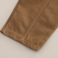 Boys Khaki Self-Design Cardigan With Shirt and Pants Set Sets