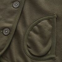 Boys Olive Green Cardigan With Shirt & Dark Brown Jogger Sets Sets
