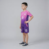 Boys Pink Graphic Print Short Sleeve T-Shirt With Shorts Sets 2 pc. Sets