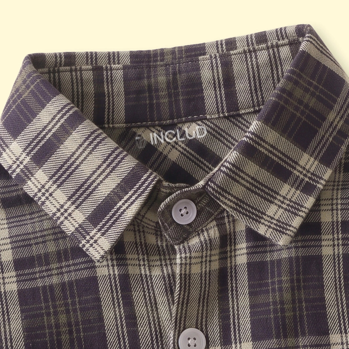 Boys Navy Blue Checked Long Sleeve Shirt Shirts