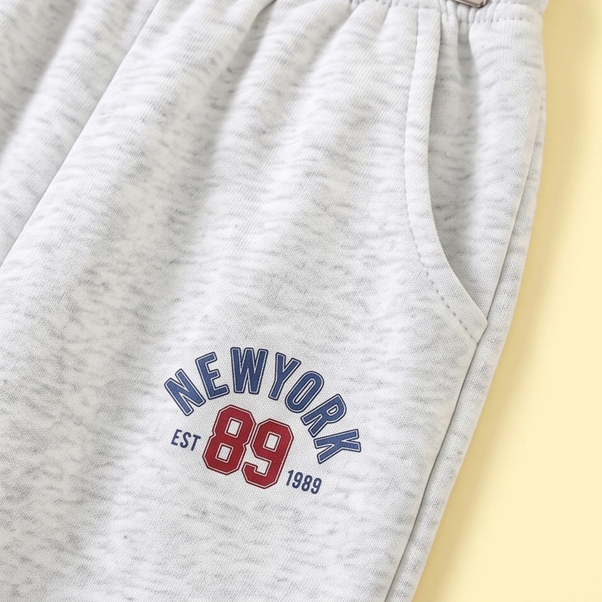 Girls Light Grey Typographic T-Shirt & Joggers Sets Sets