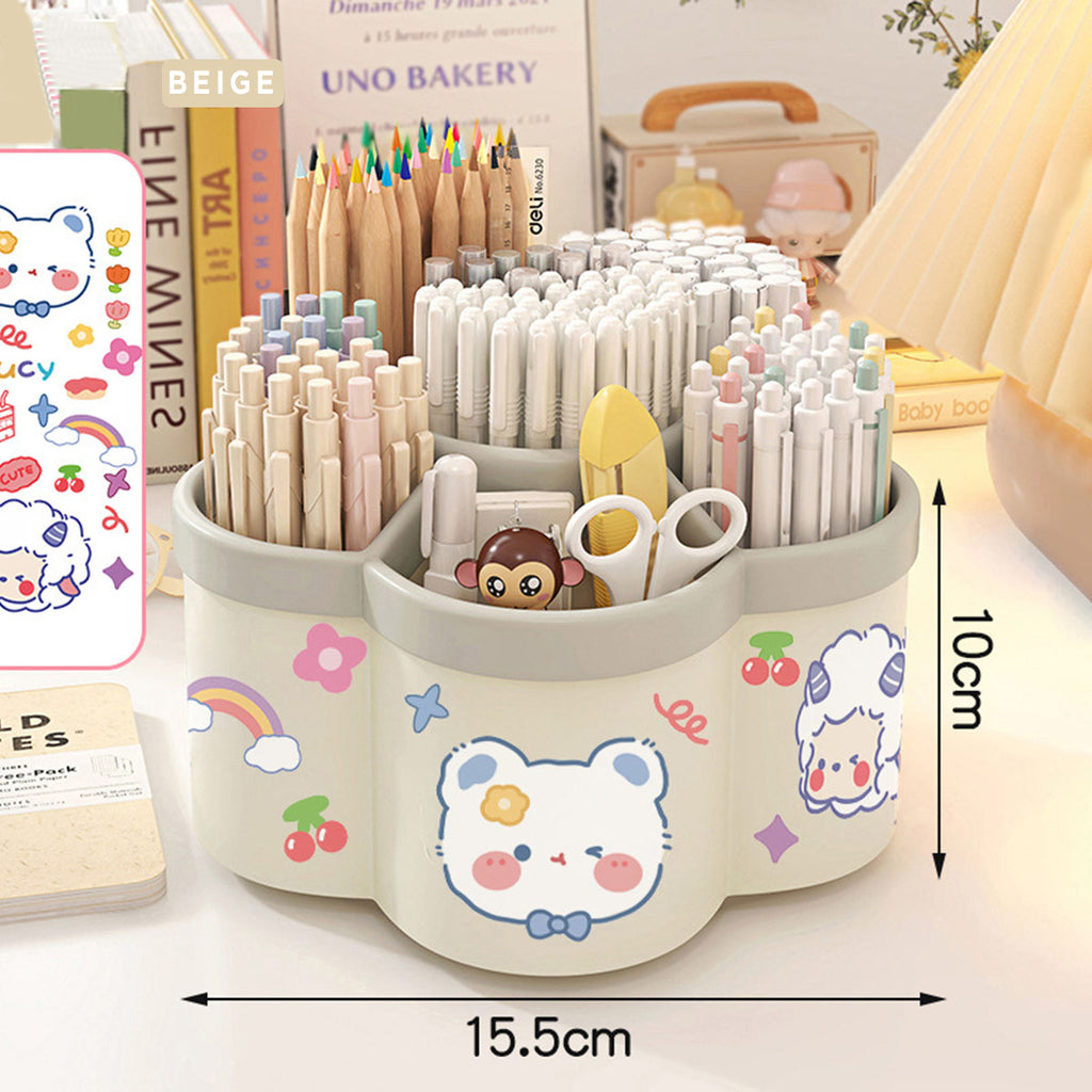 Kids Pink Multi-Functional Paint Brush Rinser & Desk Organizer Trending Accessories