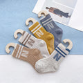 Pack of 5 Boys Multicolour Typographic Design Ankle Length Socks Socks Multicolor 0-1 Y