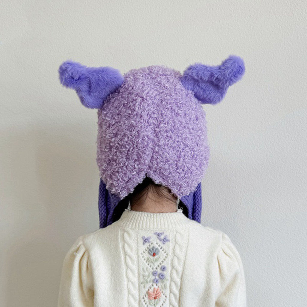 Kids Warm Animated Embroidered Beanie Cap Trending Accessories