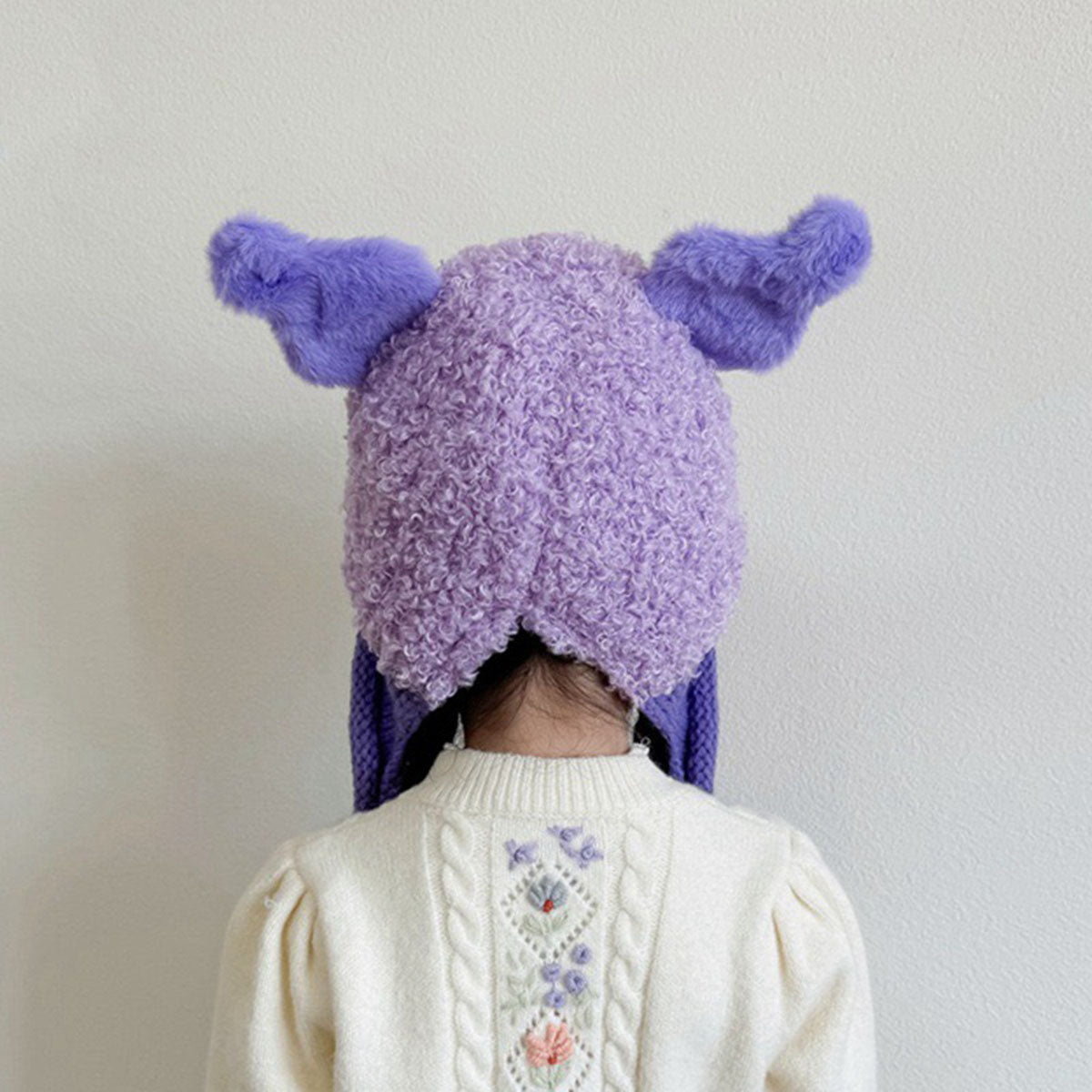 Kids Warm Animated Embroidered Beanie Cap Trending Accessories