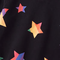Boys Black Star Print Round Neck Sweatshirt Sweatshirts & Hoodies