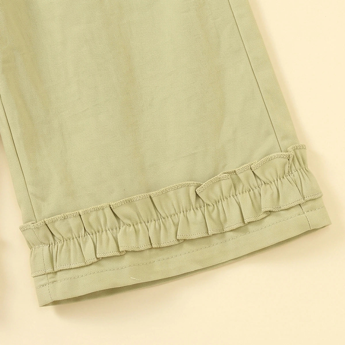Girls Light Green Sleeveless Top With Pants Sets 2 pc. Sets
