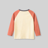Girls Printed Raglan Sleeves T-Shirt Tshirts   