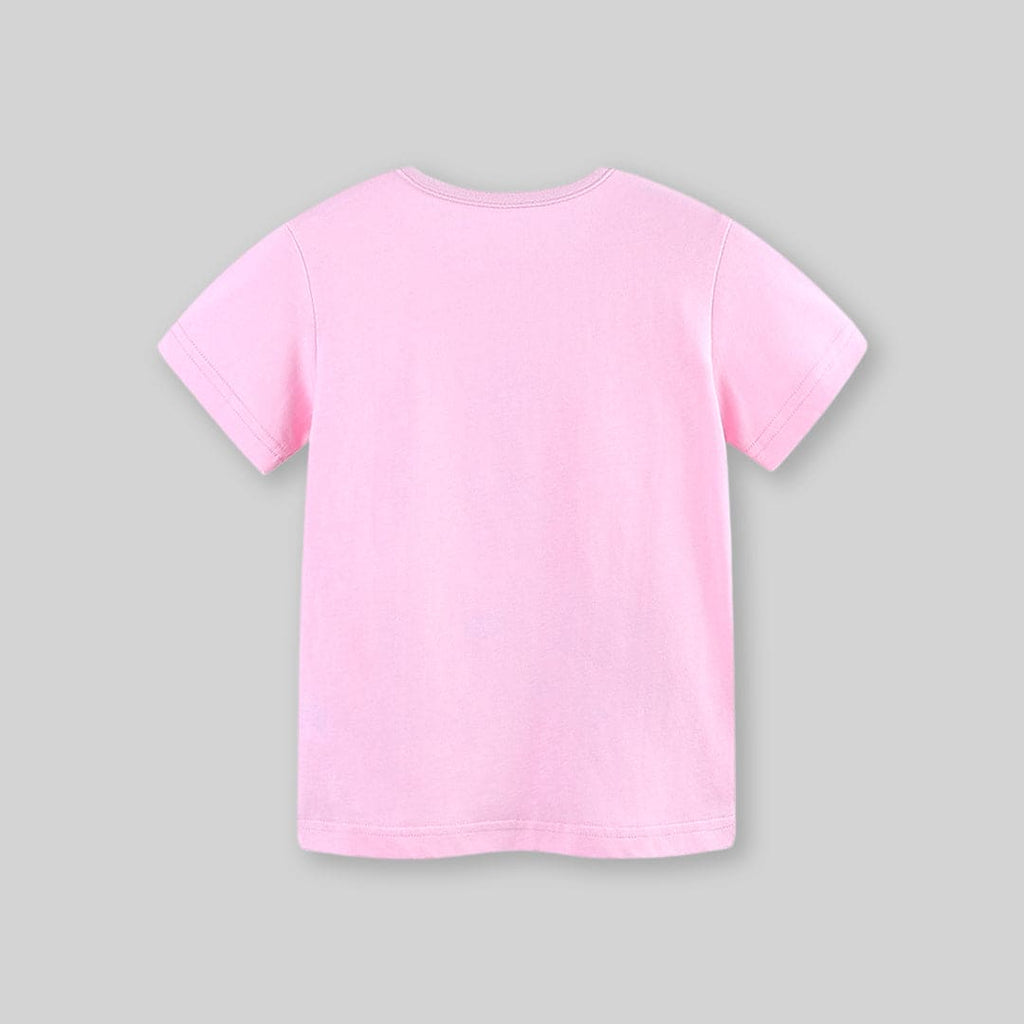 Girls Printed Short Sleeves T-Shirt Tshirts   