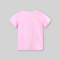 Girls Printed Short Sleeves T-Shirt Tshirts   