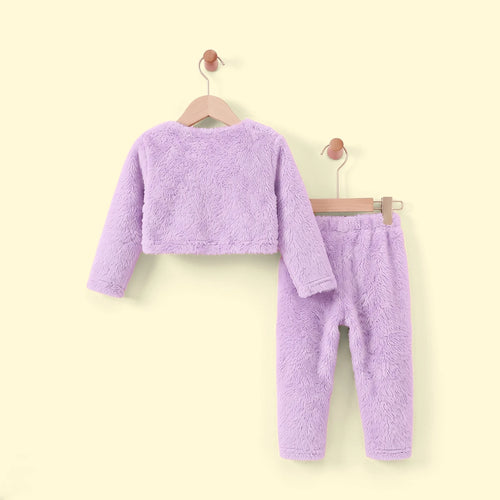 Girls Lavender Long Sleeve Top With Pants Sets 2 pc. Sets