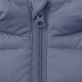 Boys Grey Hooded Quilted Puffer Jacket Coats & Jackets