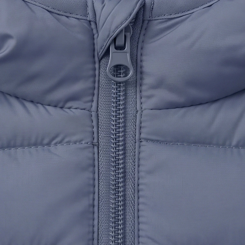 Boys Grey Hooded Quilted Puffer Jacket Coats & Jackets