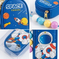 Boys Blue Astronaut Space Travel Pencil Box Trending Accessories
