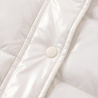 Boys Off White Sleeveless Hooded Puffer Jacket Coats & Jackets