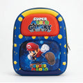 Boys Blue Super Mario Galaxy Hard-Shell School Backpack Trending Accessories Blue Onesize
