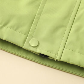 Boys Lime Green Long Sleeve Hooded Zip-Up Jacket Coats & Jackets