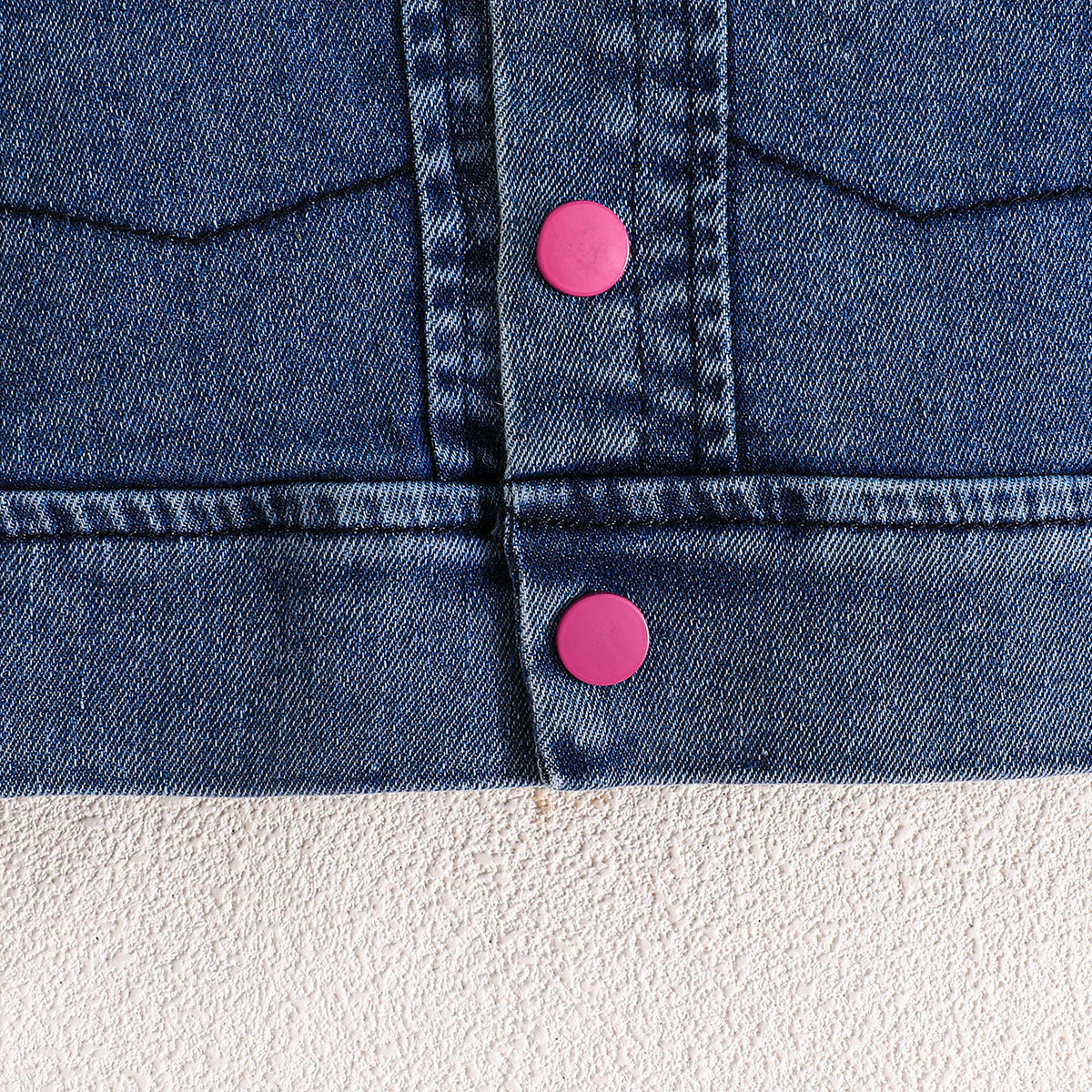 Girls Sleeveless Denim Jacket With Pink Pleated Skirt And Camisole Top Set 3 pc. Sets