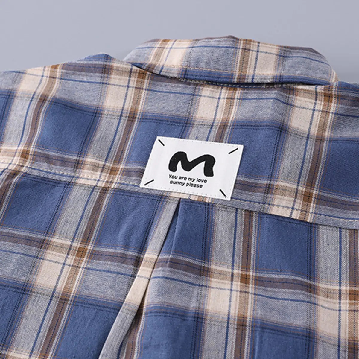 Boys Blue Checked Short Sleeve Shirt With Printed T-Shirt And Shorts Sets 3 pc. Sets