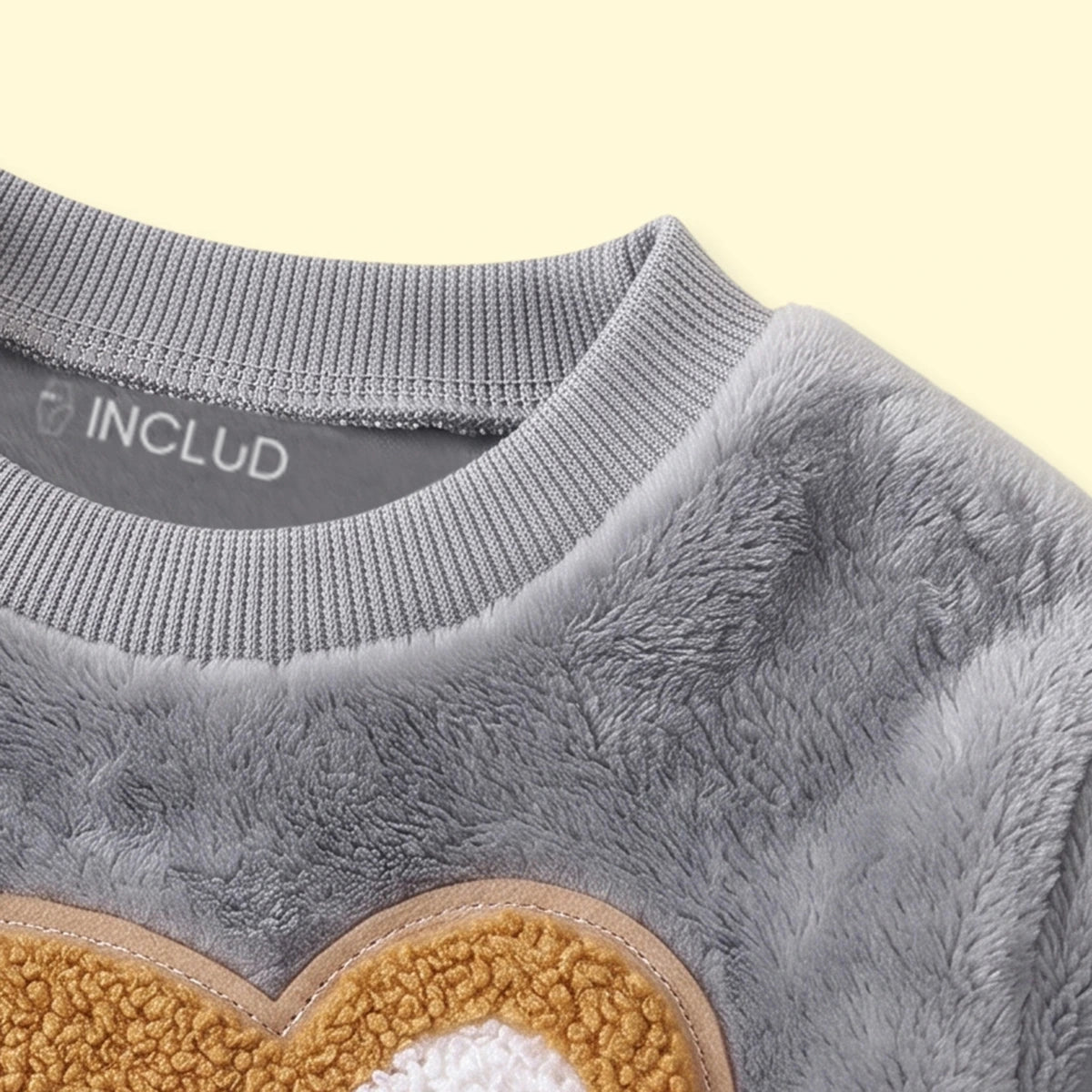 Boys Grey Bear Applique Sweatshirt With Pants Sets 2 pc. Sets