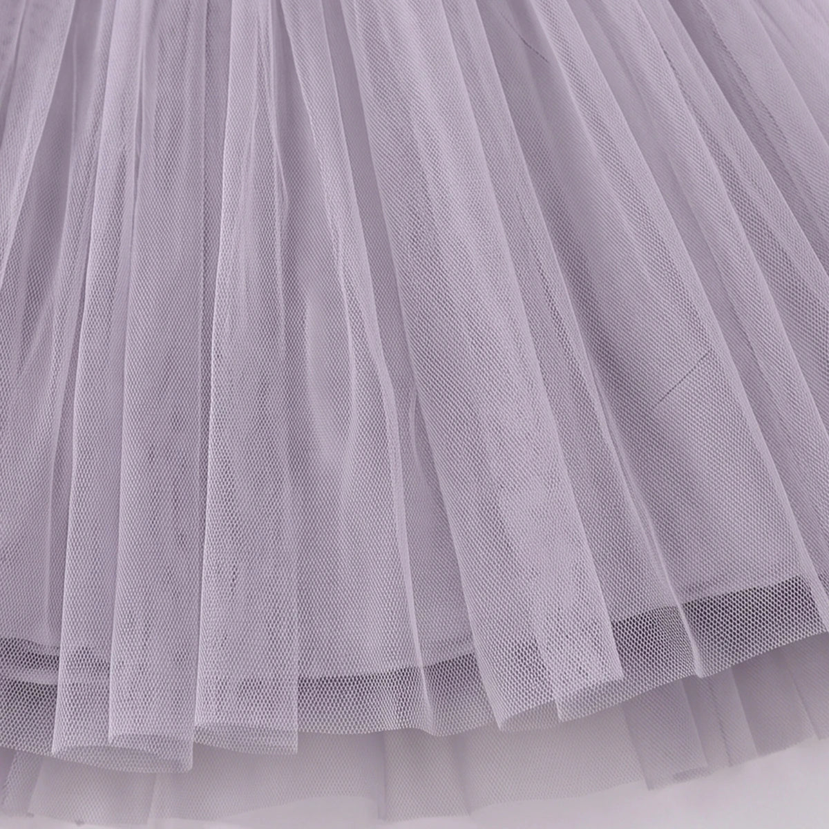 Girls Grey Floral Applique Fit & Flare Party Dress Party Dresses