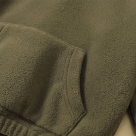 Boys Army Green Fleece Hooded Sweatshirt & Pants Co-ord Sets Sets