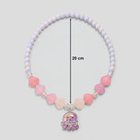 Pack Of 5 Girls Multicolour Jellyfish and Seashell Beads Necklace Sets Necklace and Chains