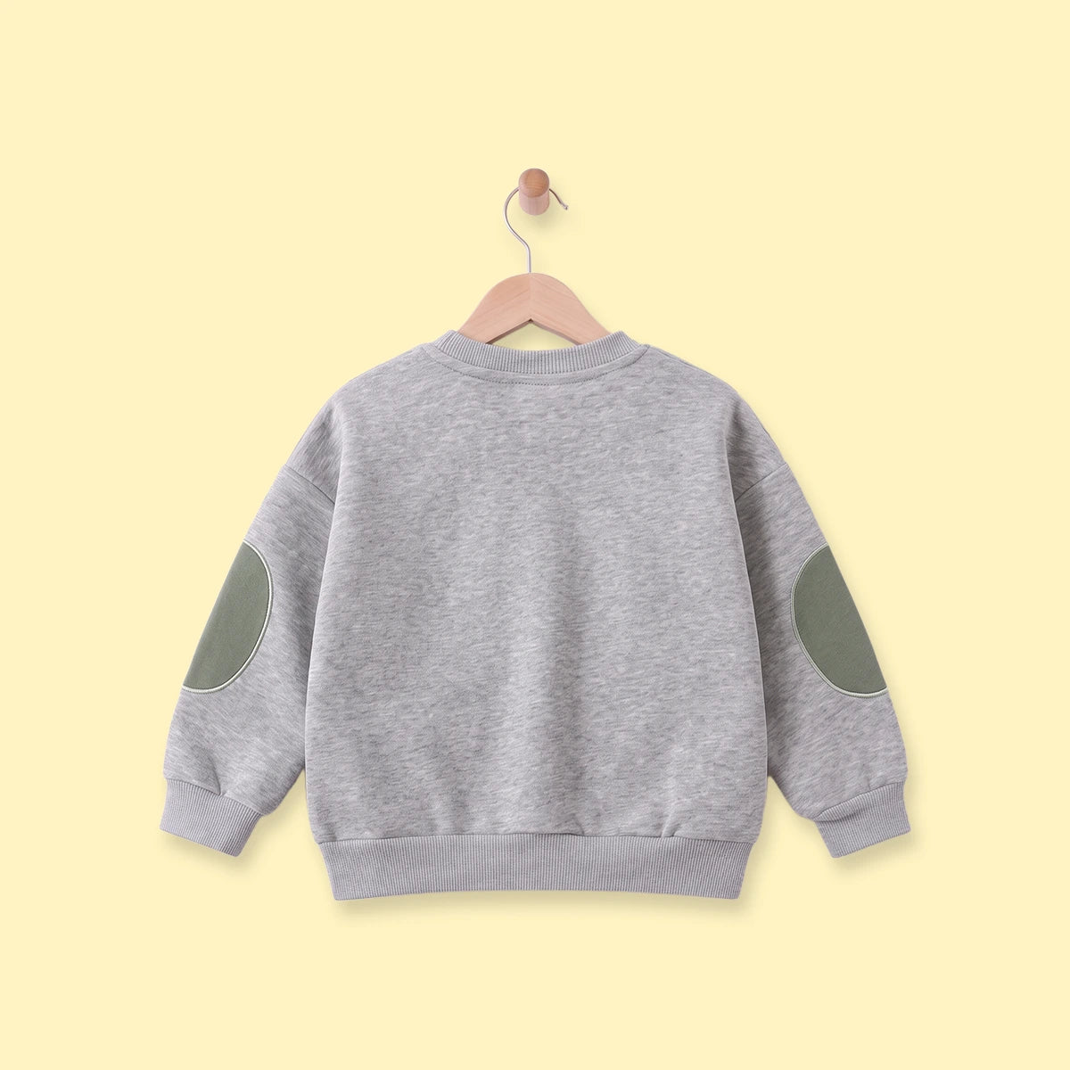 Boys Grey Long Sleeve Sweatshirt Sweatshirts & Hoodies