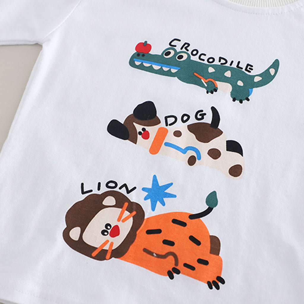 Boys Grey Graphics Printed Winter Sweatshirt With T-Shirt and Pant Set 3 pc. Sets