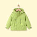 Boys Lime Green Long Sleeve Hooded Zip-Up Jacket Coats & Jackets Lime Green 1-2 Y
