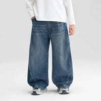 Boys Blue Loose Fit Denim Jeans Pants