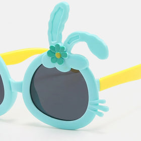 Girls Blue Bunny Flower Sunglasses Sunglasses