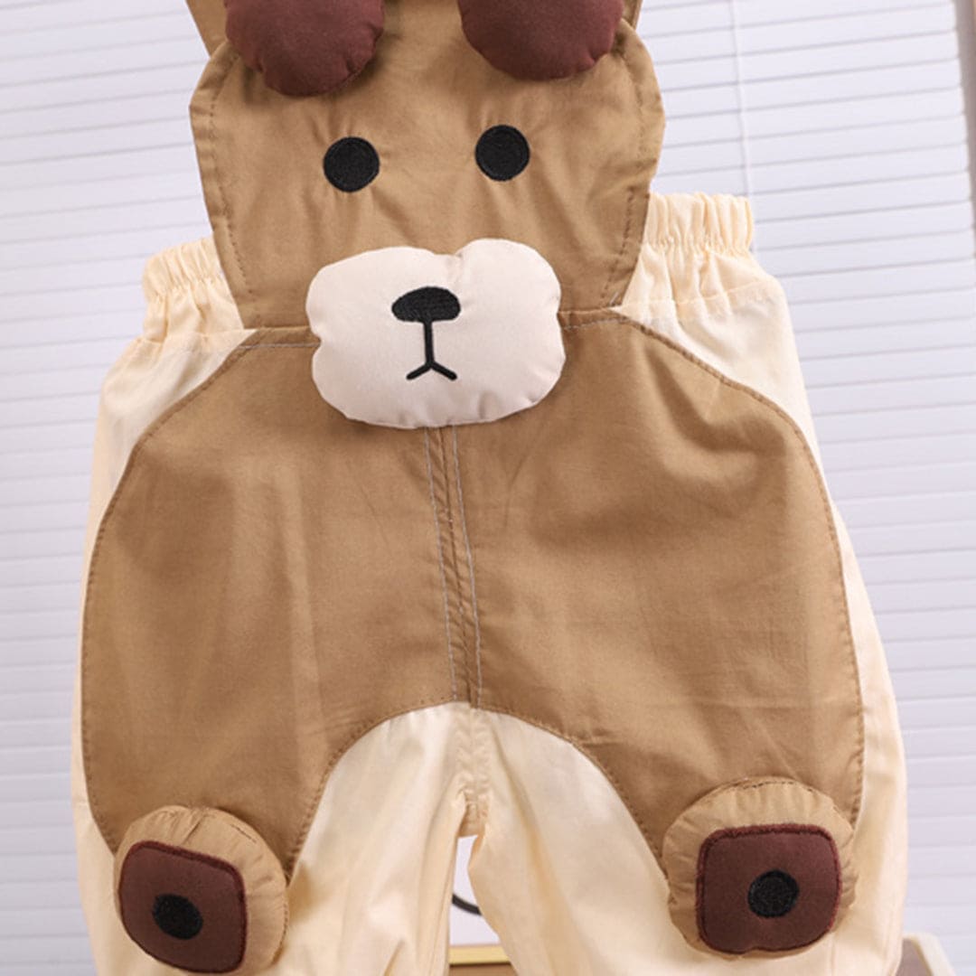 Boys Short Sleeve T-Shirt With Dog Applique Dungaree 2 pc. Sets   