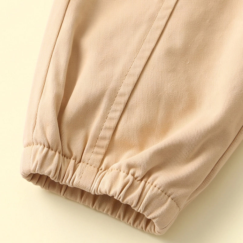 Boys Beige Relaxed Fit Pants Pants