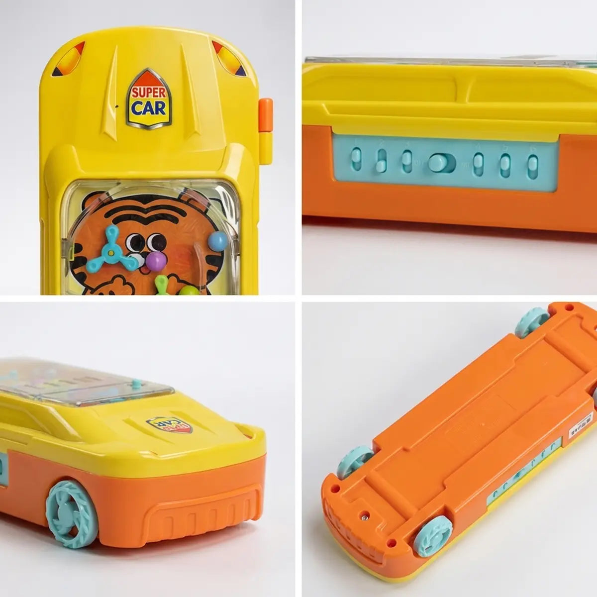 Yellow Tiger Magic Car Lock Pencil Box Trending Accessories