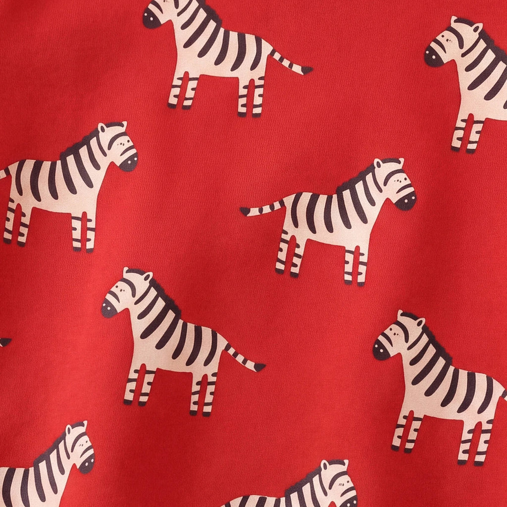 Boys Red Long Sleeve Animal Print Sweatshirt Sweatshirts & Hoodies