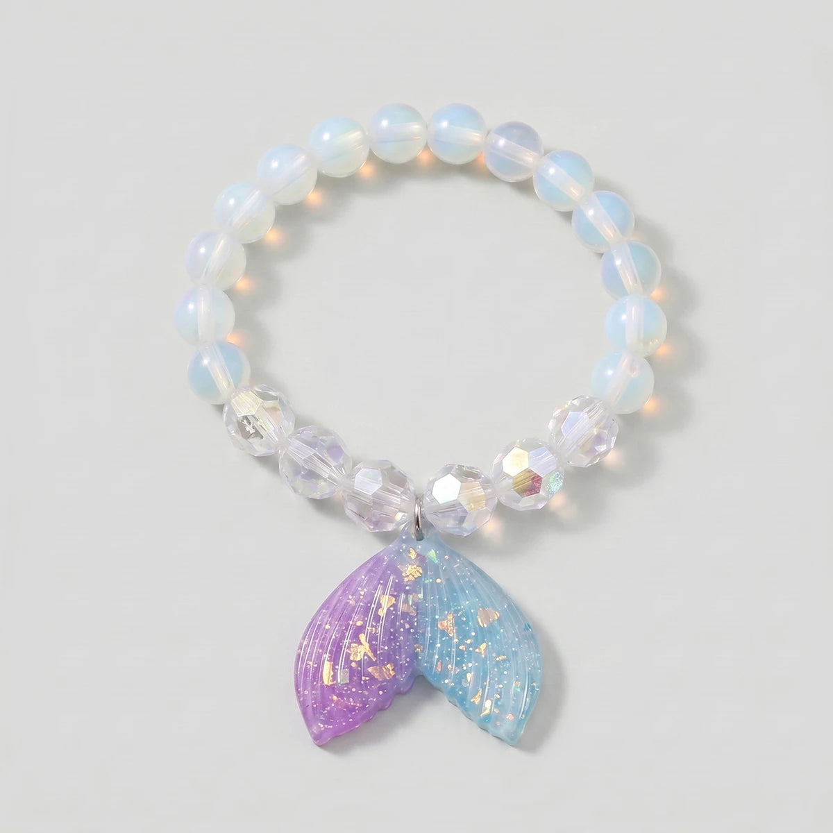 Pack Of 5 Girls Multicolour Mermaid Tail Charm Bracelet Sets Bracelet