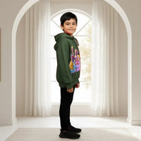Boys Green K-Pop Nova Beat Graphics Hoodies Sweatshirts & Hoodies