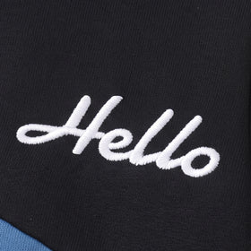 Boys Black Colourblocked Sweatshirt & Joggers Sets 2 pc. Sets