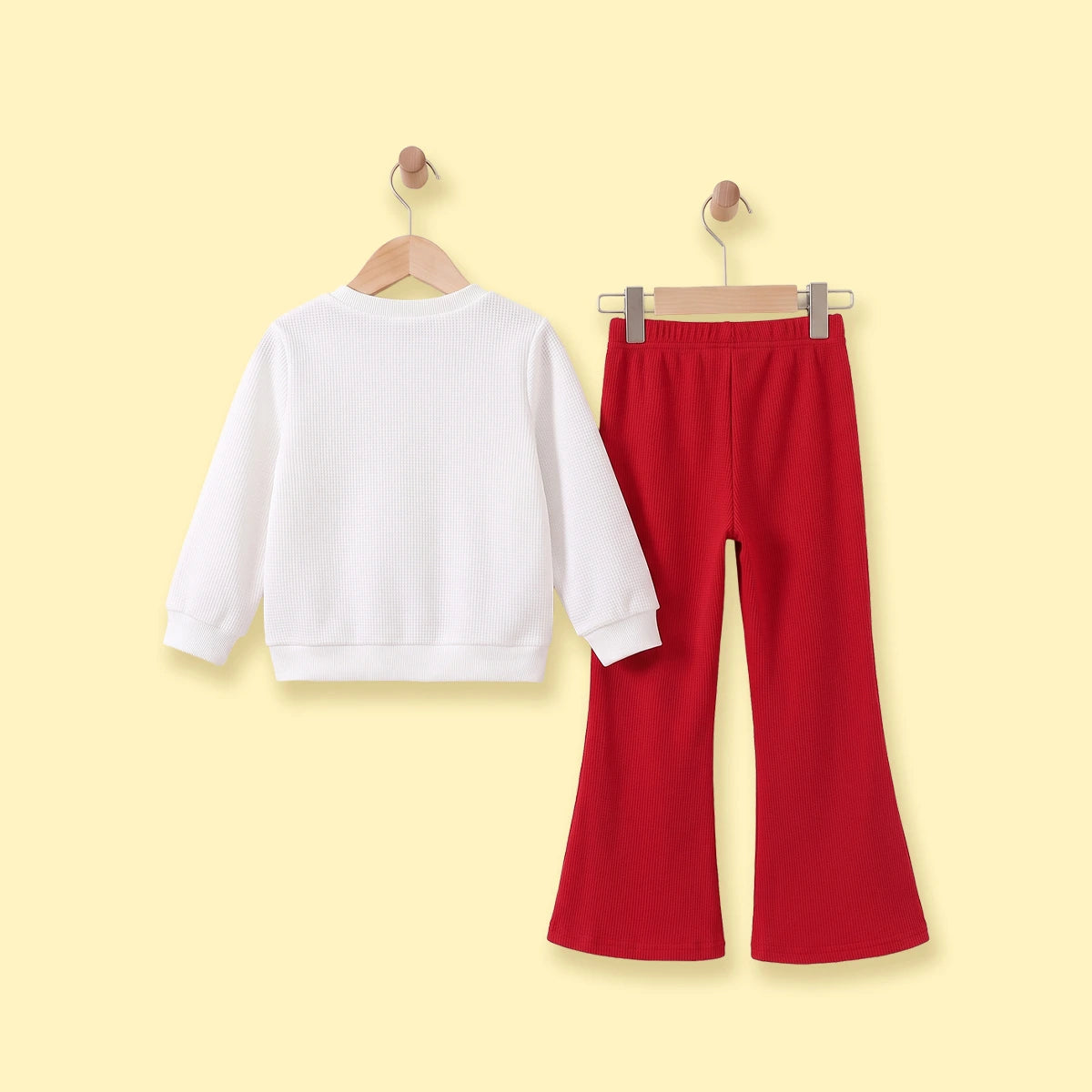 Girls White Strawberry Applique Top With Pants Sets 2 pc. Sets
