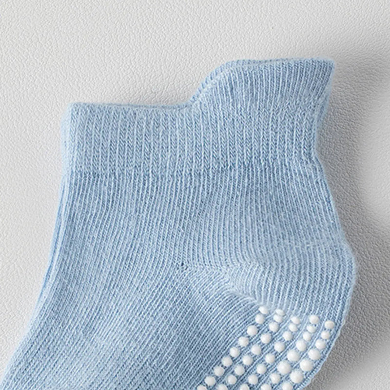 Pack of 6 Multicolour Anti-Slip Ankle Length Socks Socks
