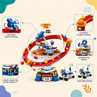Space Astronaut Building Block Model - Orbiting Planet Dome Display Set Trending Accessories