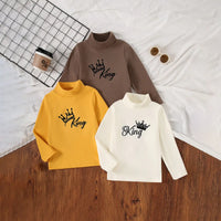 Boys Multicolor Typographic King Printed T-Shirts Pack Of 3 Tshirts Multicolor 3-4 Y