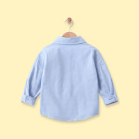 Boys Light Blue Long Sleeve Shirt Shirts