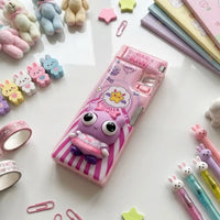 Cute Bunny Cartoon Pencil Case with Built-in Sharpener Trending Accessories